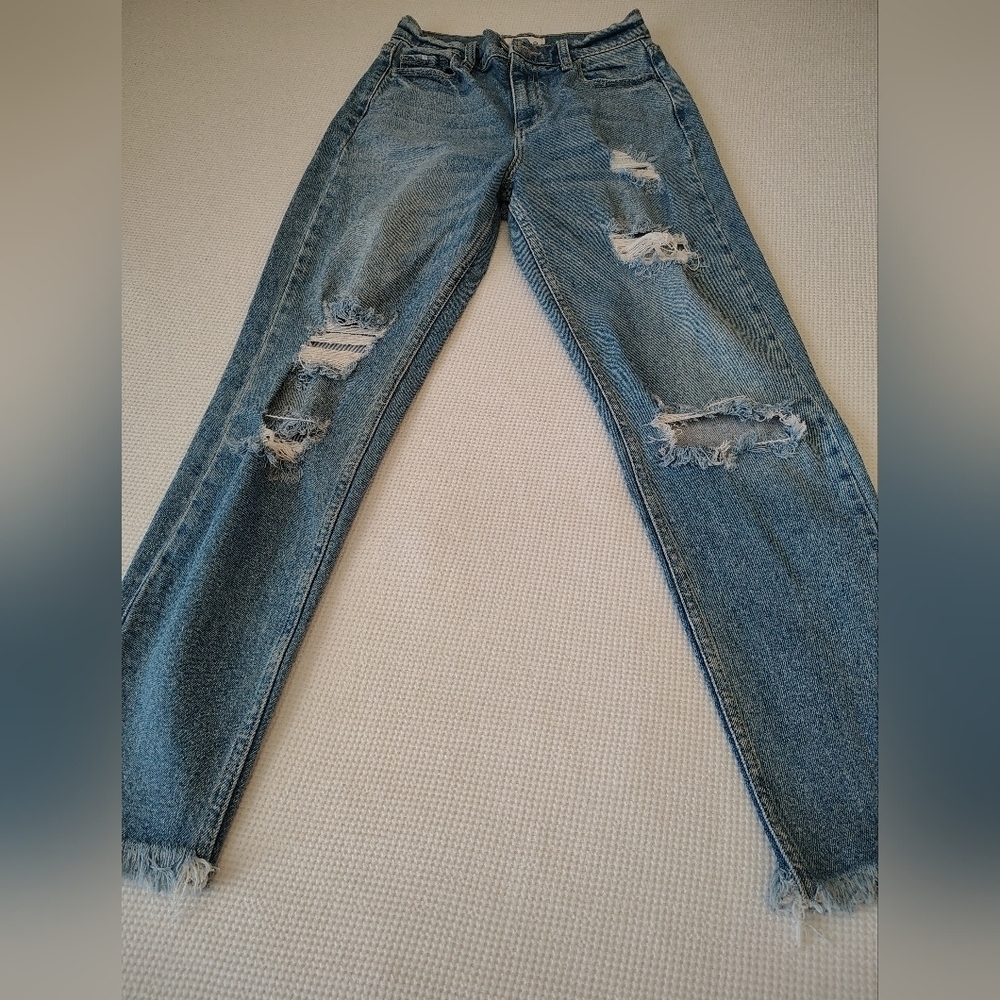 Cello Distressed Blue Jeans for Women Size 3